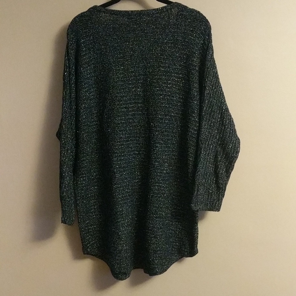 New York & Company NWT XL sparkle Vneck sweater - Picture 4 of 4
